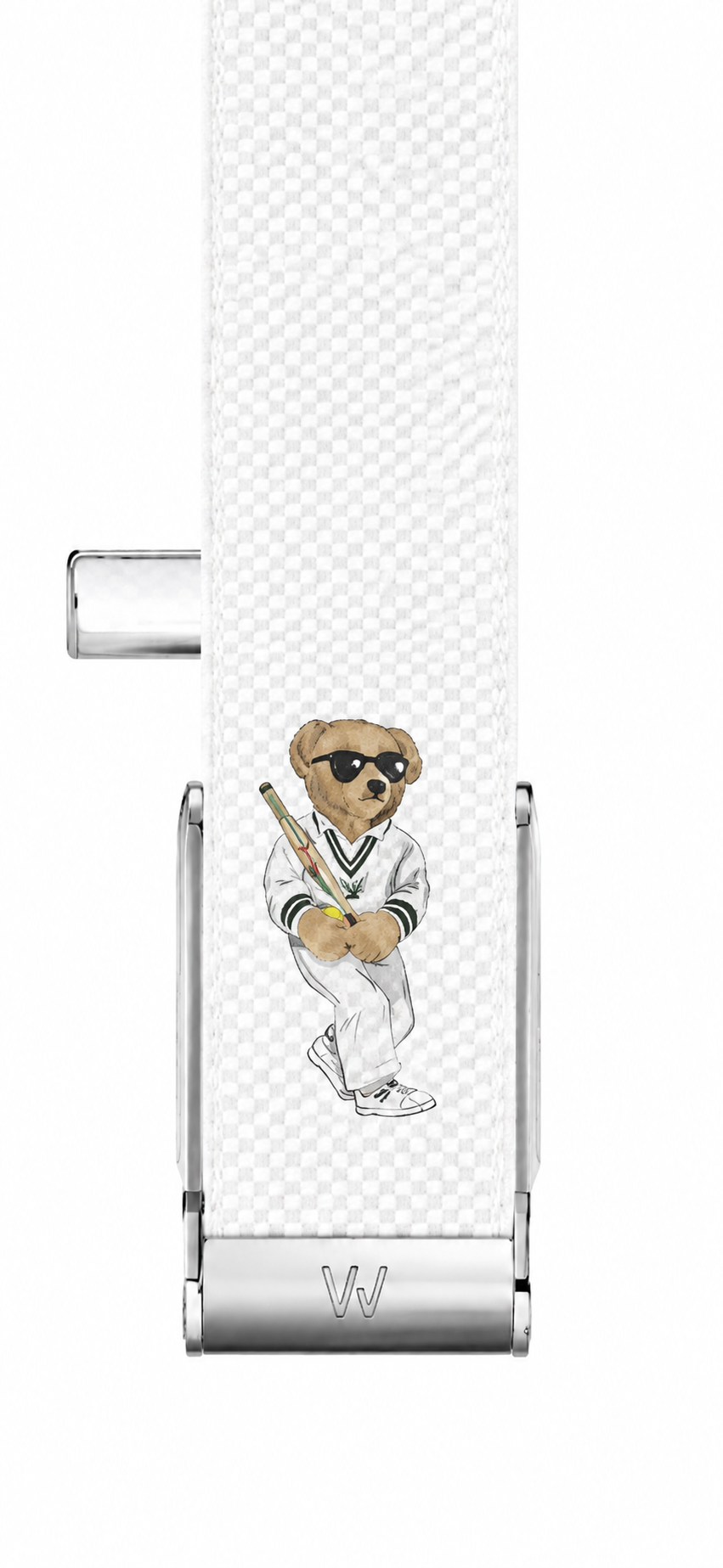 The Polo Bear™ White Band for WHOOP 5.0