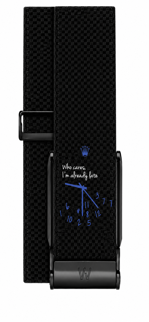 Already Late™ White Performance Band for WHOOP 5.0